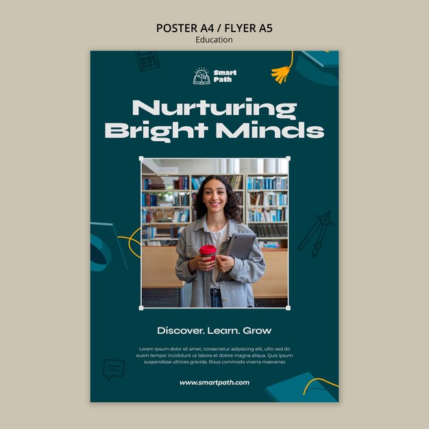 Education template design