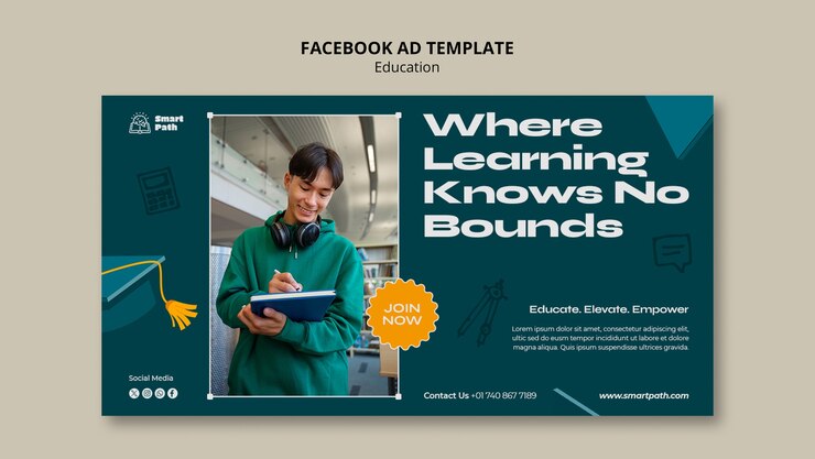 Free PSD education  template design