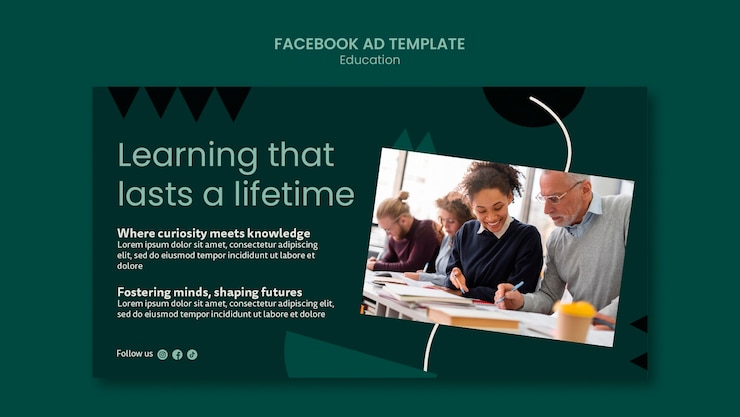 Free PSD education  template design