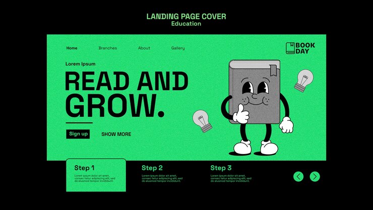Free PSD education  template design