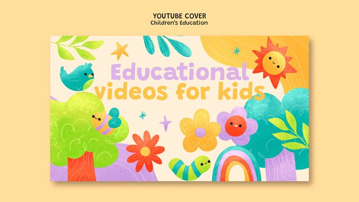 Free PSD education template design