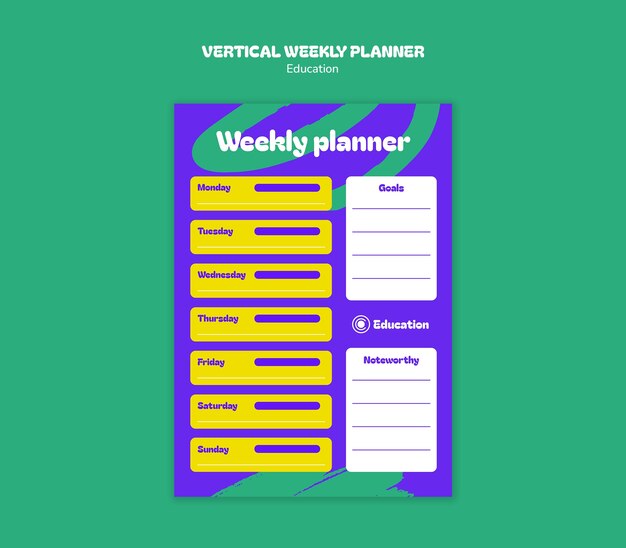 education template design