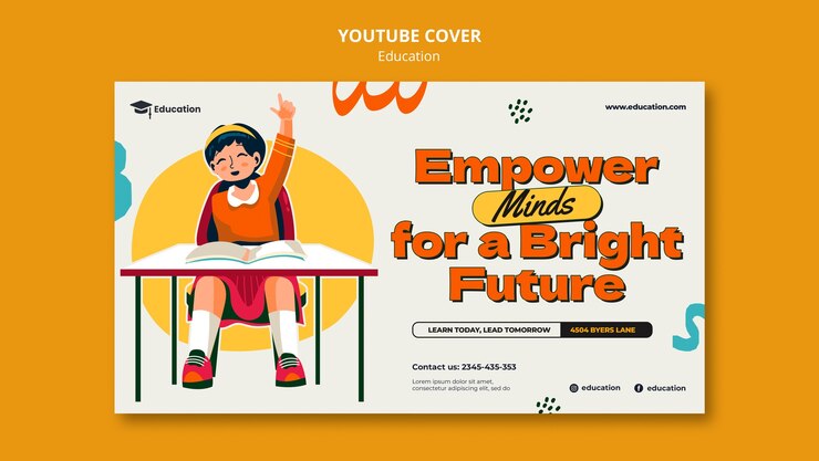 मुफ़्त PSD educational offer youtube cover