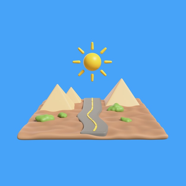 Free PSD egypt desert icon