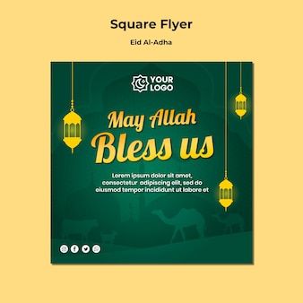 Eid al adha flyer template