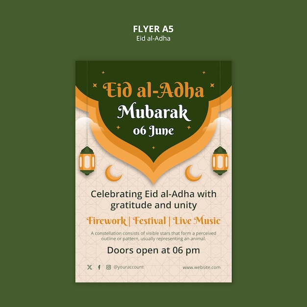 eid al-adha template design