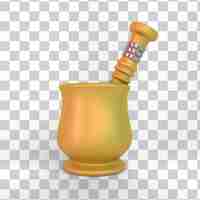 Free PSD eid mortar and pestle