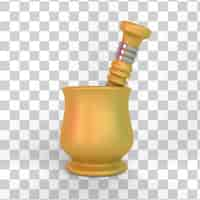 Free PSD eid mortar and pestle