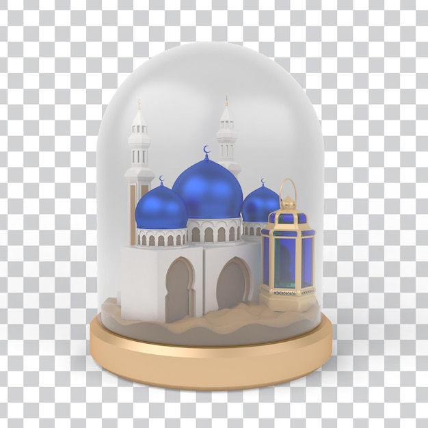 Free PSD eid mosque