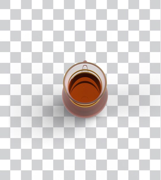 Eid Tea Cup From The Top View