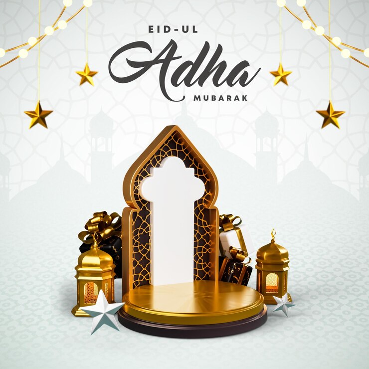 मुफ़्त PSD eid ul adha mubarak islamic festival social media post design template
