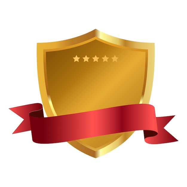 PSD gratuito elegant badge isolato