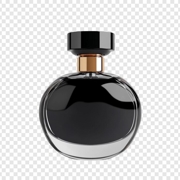 elegant black perfume bottle