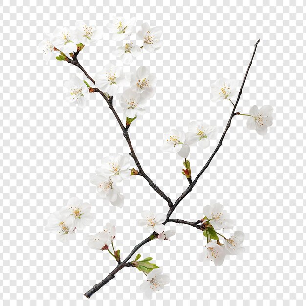우아 한 꽃 가지 섬세 한  꽃