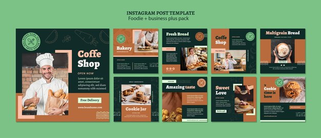 Elegant food template design