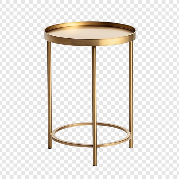elegant gold metal side table modern minimalist design for home decor