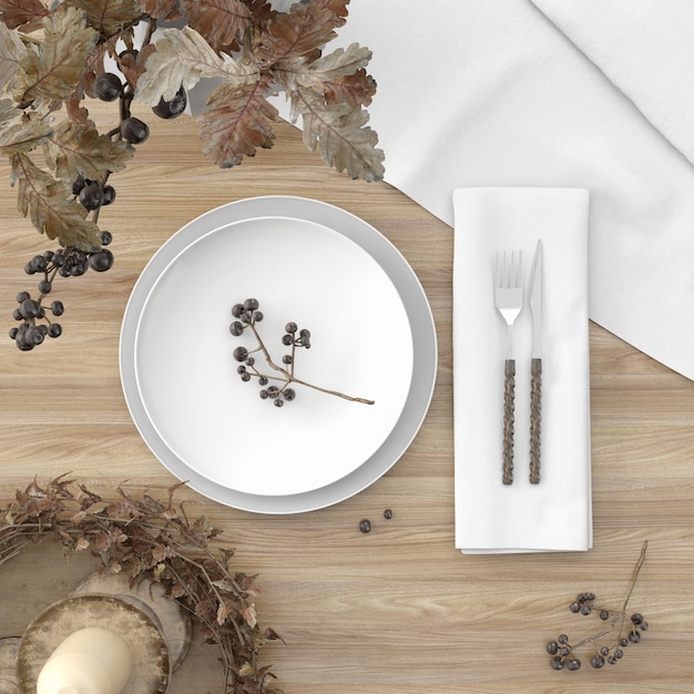 Free PSD elegant home kitchenware