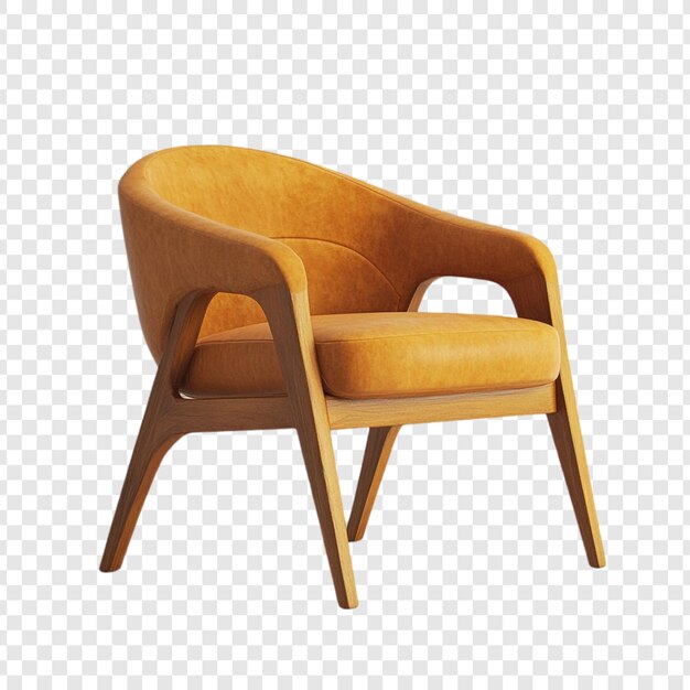 elegant mustard yellow armchair with wooden frame modern furniture design
