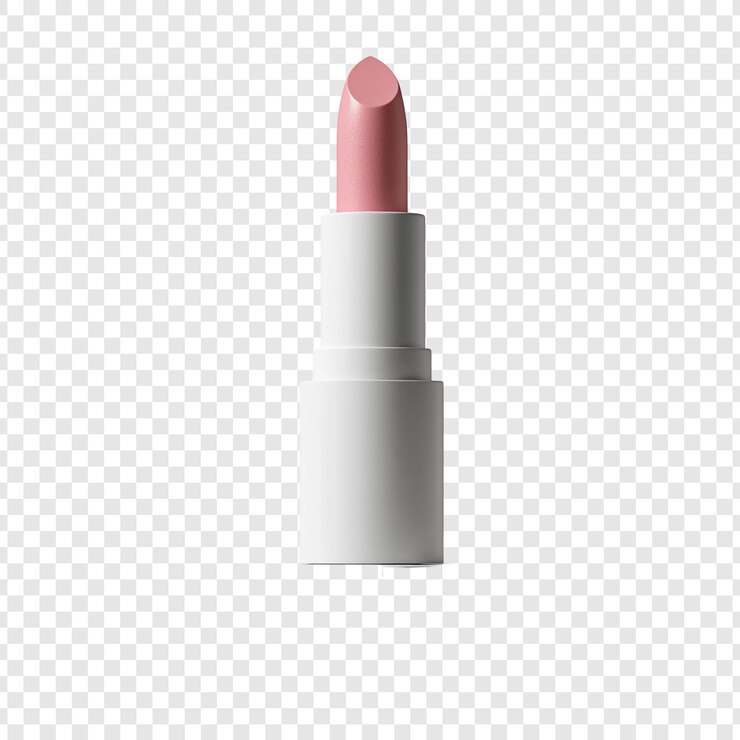 Free PSD elegant nude lipstick a 3d render of a classic beauty product