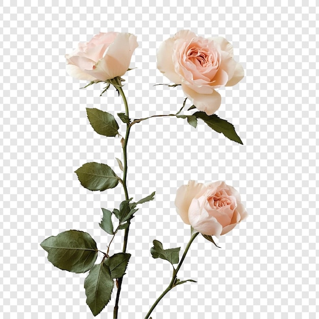 優雅 な 桃 の バラ の 三つ の 細 な 花