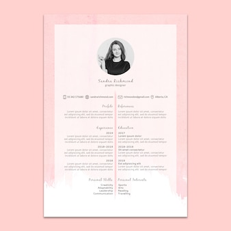 Elegant Resume Template Free from img.freepik.com