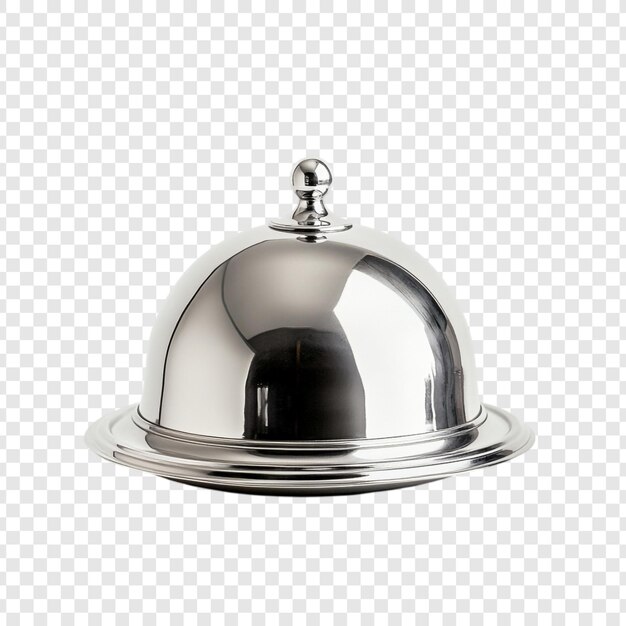 Элегантный серебряный купол питания Полированный металл Ресторанная служба Кулинарная гастрономия Кухонная посуда Столовая столовая Питание Высокий блеск Завершить подачу блюдо