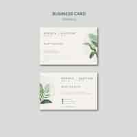 Free PSD elegant wedding business card template