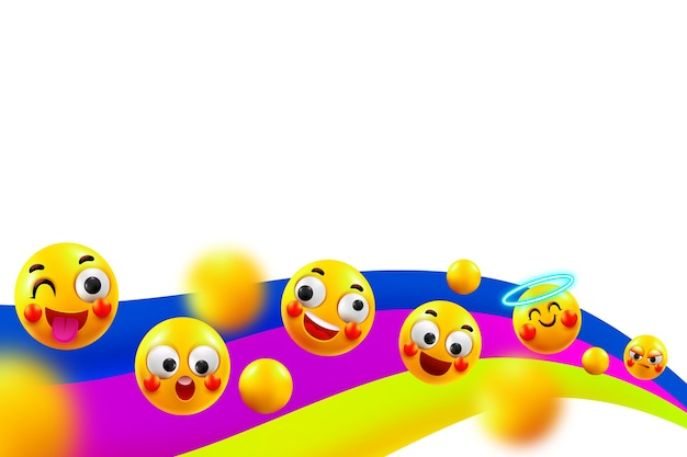 Emoji element isolated
