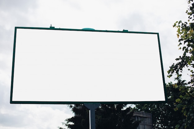 Empty Billboard in the City – PSD Templates