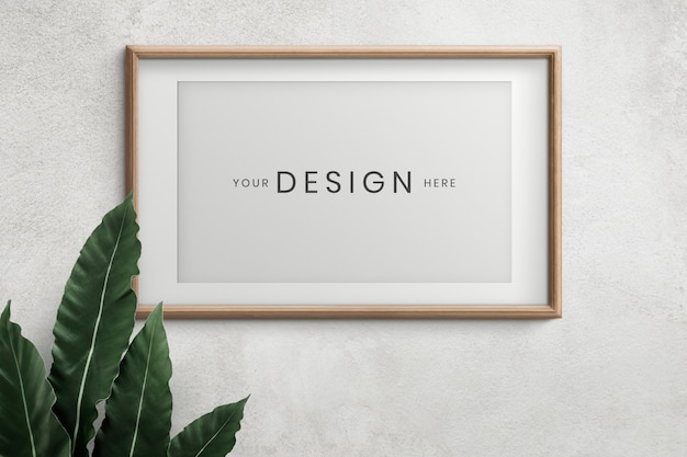 Empty frame on a wall free PSD, download for PSD, free to download, download free PSD