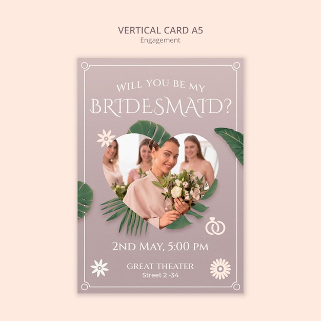 Engagement template design