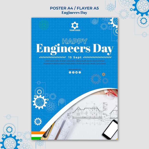 Engineers day poster