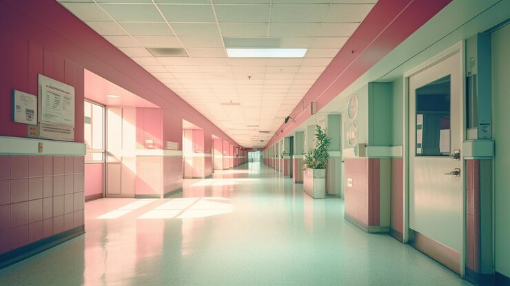 Free PSD entrance to emergency room at hospital generative ai