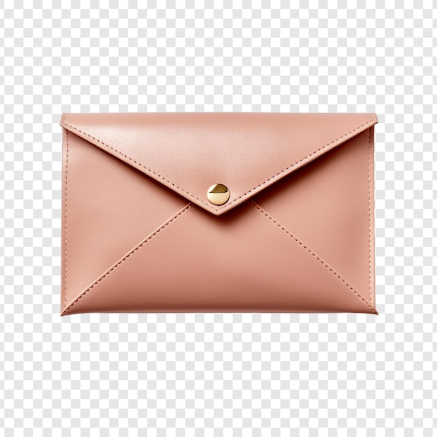 Free PSD envelope bag isolated on transparent background