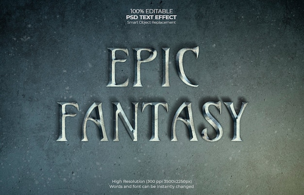 Epic Fantasy Text Effect