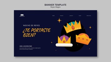 Free PSD epiphany day template design