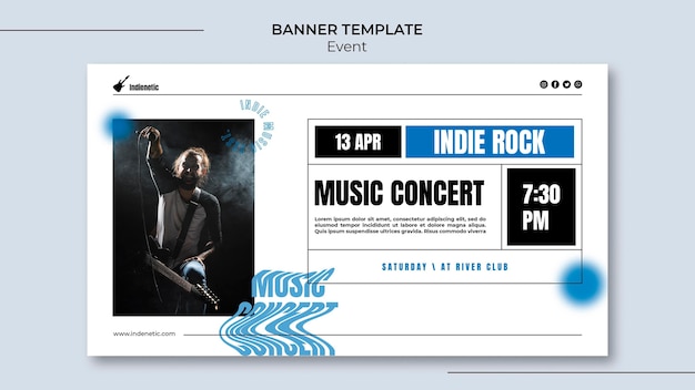Free PSD event banner template