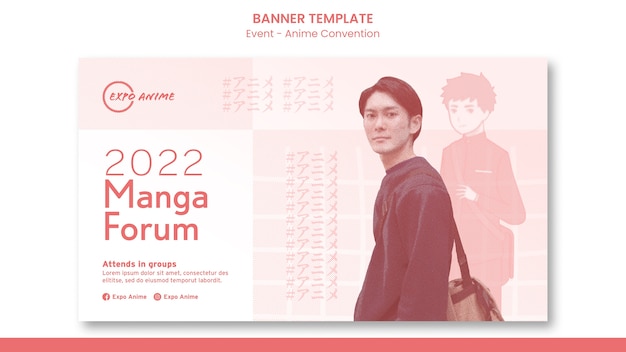 Event design banner template