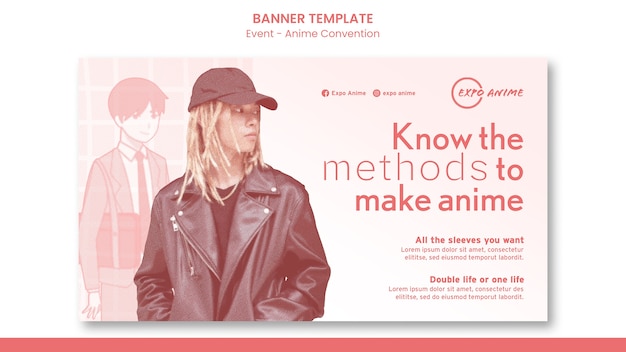 Event design banner template
