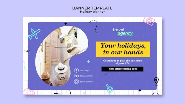 Free PSD event planner banner design template