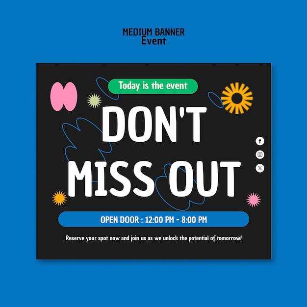 Event  template design