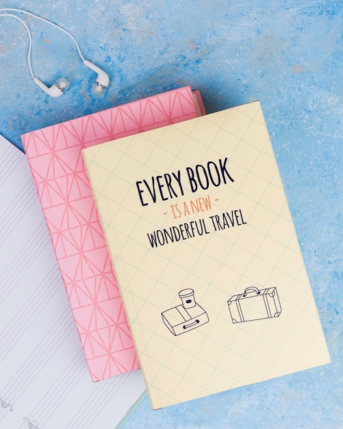 Every book is a new wonderful travel quote concept