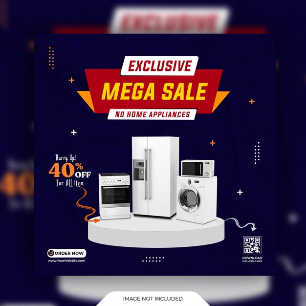 Premium PSD | Exclusive gadget mega sale product template