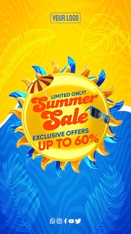 Exclusive social media stories summer promotion offers