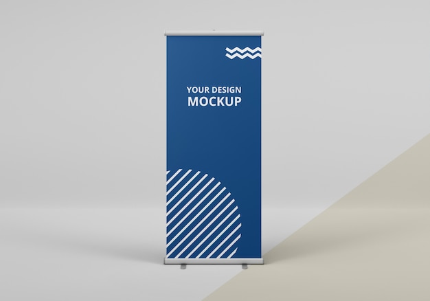 Exhibition stand mock-up arrangement