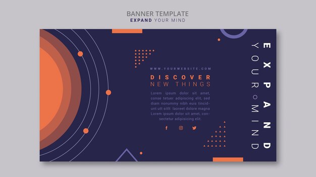 Expand your mind banner template