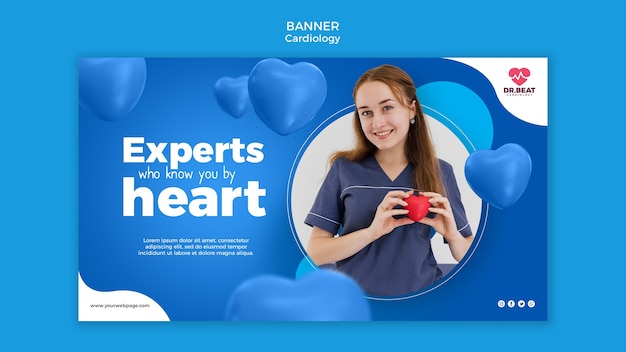 Experts who know you by heart banner web template