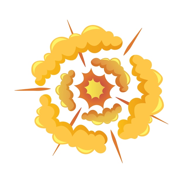 Explosion effect isolated