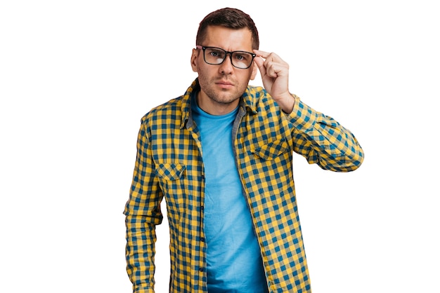 problem solving model template Free PSD expressive man gesturing