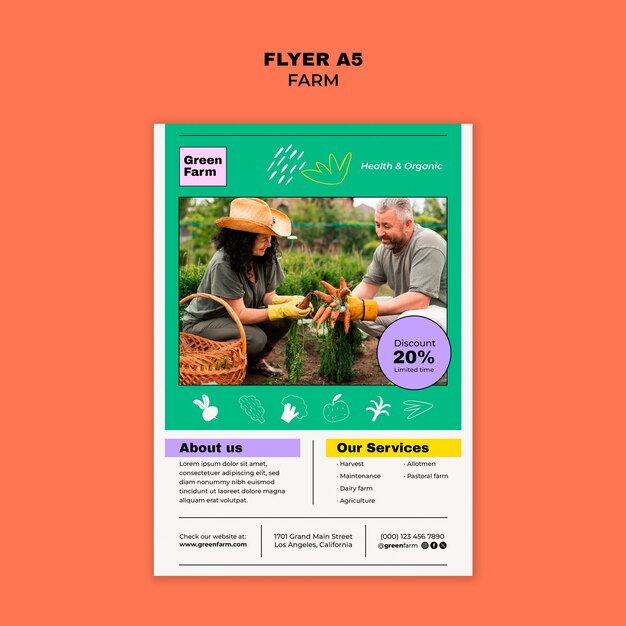 farm  template design